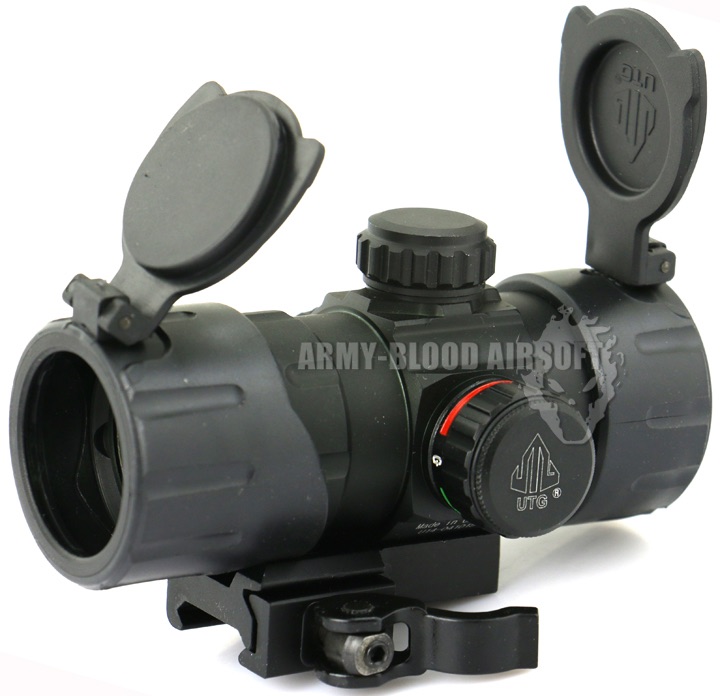 New.UTG 4.2" ITA Red/Green CQB Dot with QD Mount, Riser Adaptornex ราคาพิเศษ
