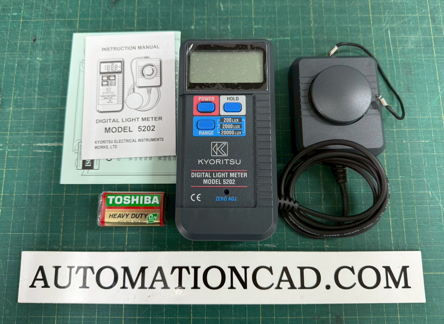 เครื่องวัดความเข้มแสง KYORITSU รุ่น 5202 Digital Light Meter