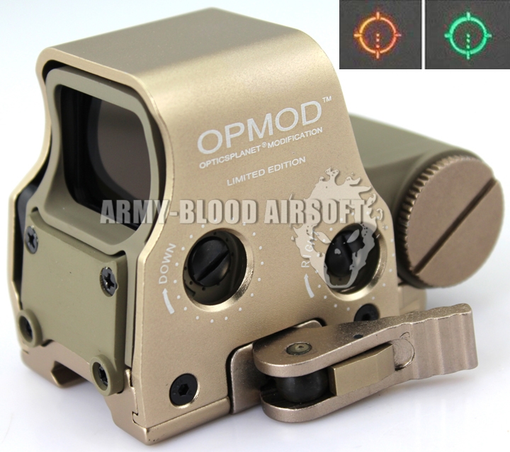 EOTech HWS XPS3-2 Holographic Red Green Reflex Dot Sight with QD Mount Side Button (TAN)