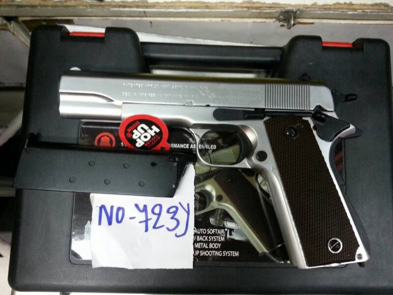 New.ปืนสั้นอัดแก็ซแรง EG723Y สีเงิน ราคาพิเศษ