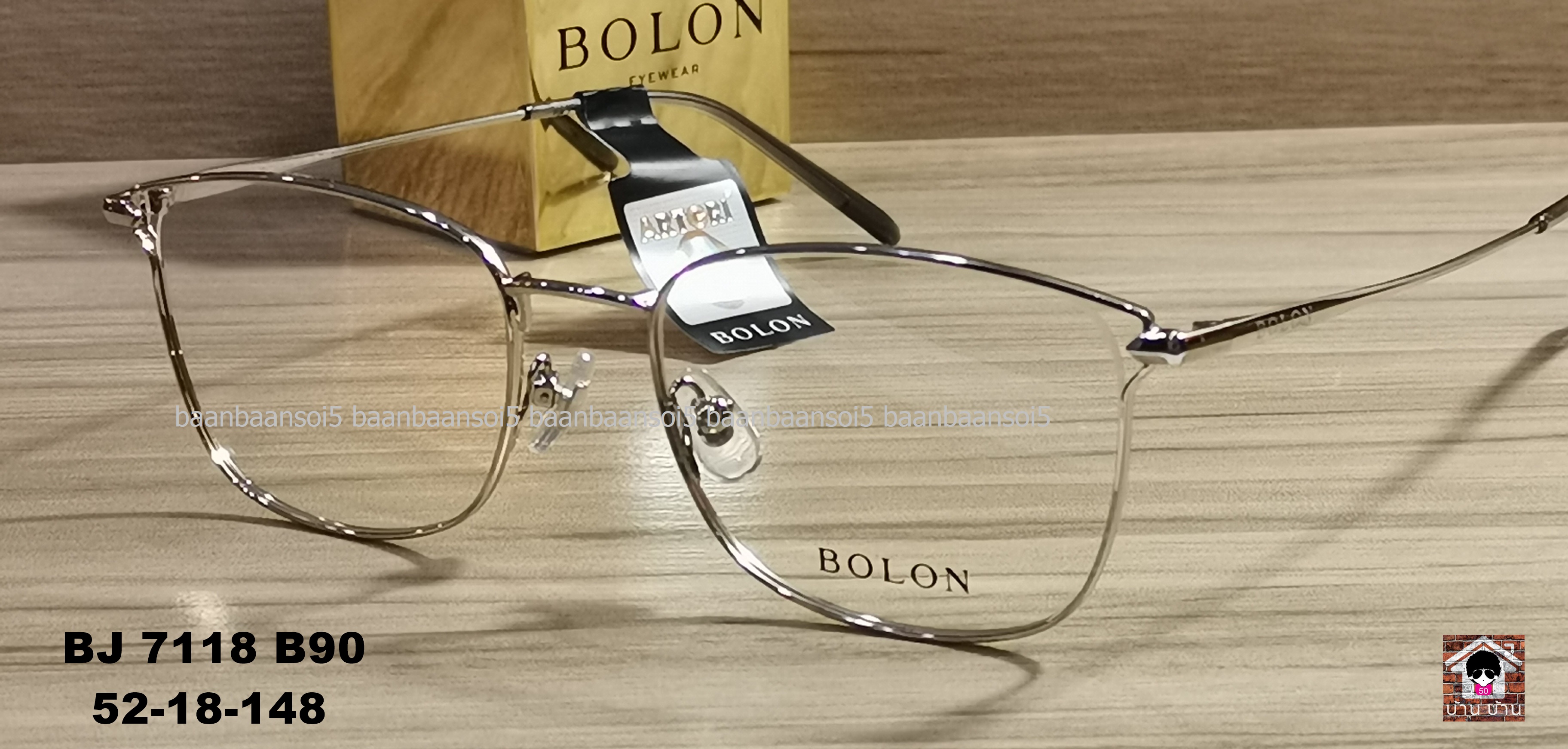 Bolon BJ 7118 B90 โปรโมชั่น กรอบแว่นตาพร้อมเลนส์ HOYA ราคา 3,490 บาท