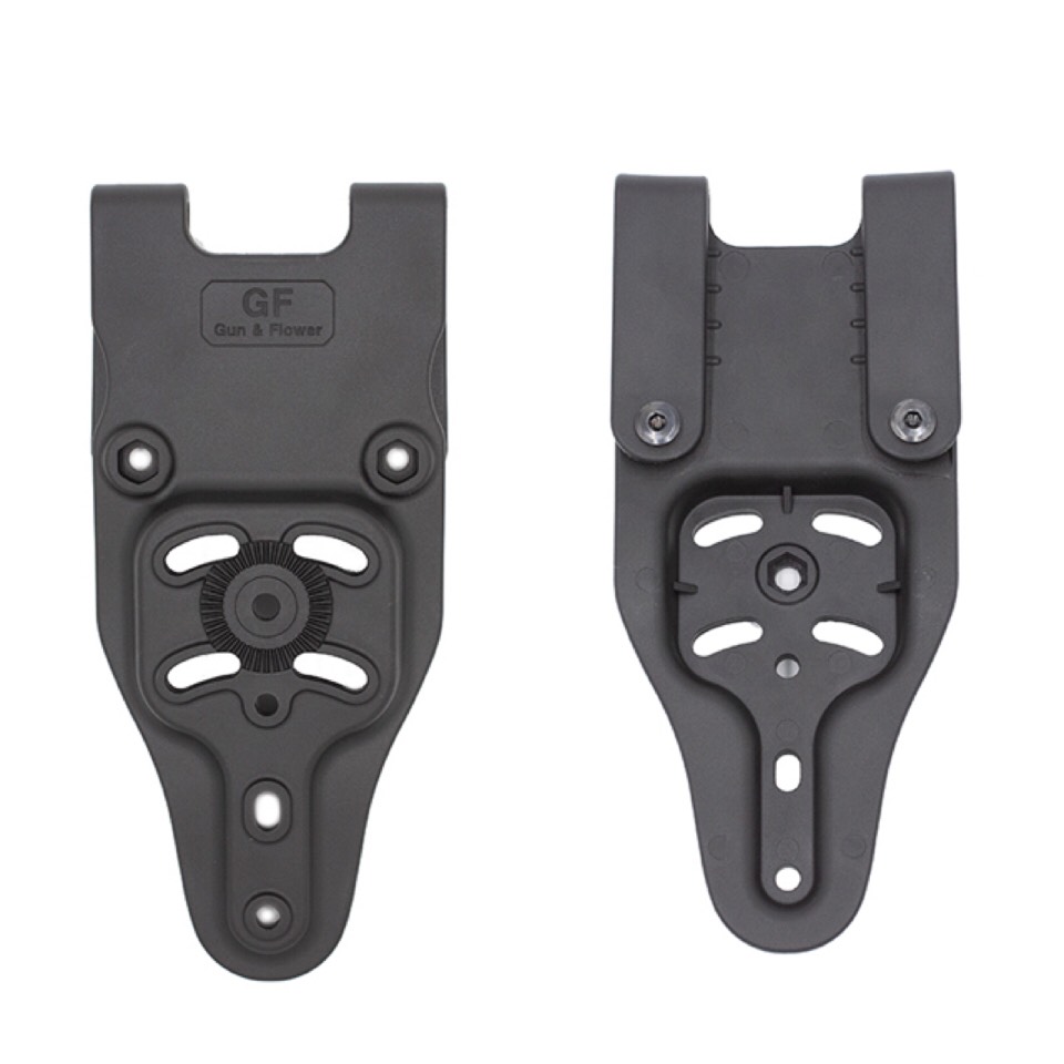 🔥ลูกค้าสามารถดูสินค้าทั้งหมดจาก แอด id Line:@bkkboy88 (ใส่ @ นำหน้าด้วยนะครับ) 🔥 ✅New.เพลตโหลดต่ำ ยี่ห้อ Gun&Flower (Universal Low Ride Belt Loop) ผลิตจาก Nylon PA66 แข็งแรงทนทาน คุณสมบัติ : สามารถใช้ร่วมกับซองปืนได้หลายยี่ห้อ เช่น