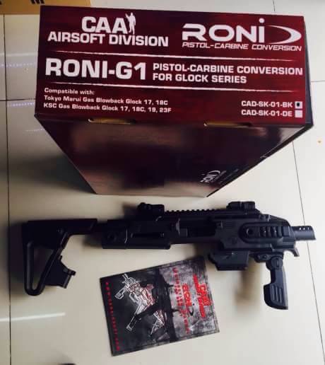 New.ชุดประกอบปืนจริง CAA AIRSOFT OIVISION RONI GLOCK 17 / 19 ราคาพิเศษ