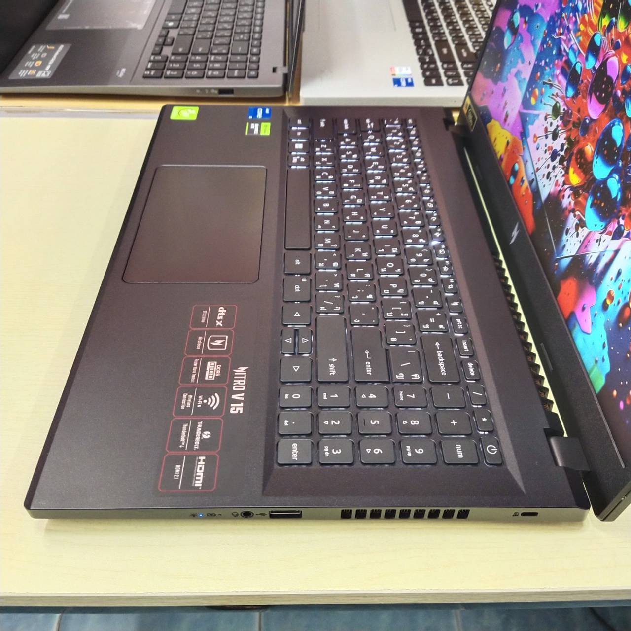 ACER NITRO V15 ANV15-51-55NS สภาพเครื่อง 99% ติดฟิล์มกันรอยหน้าจอแล้ว (ประกันศูนย์ Onsite 14/01/2028) (ประกัน J.I.B 27/03/2028)