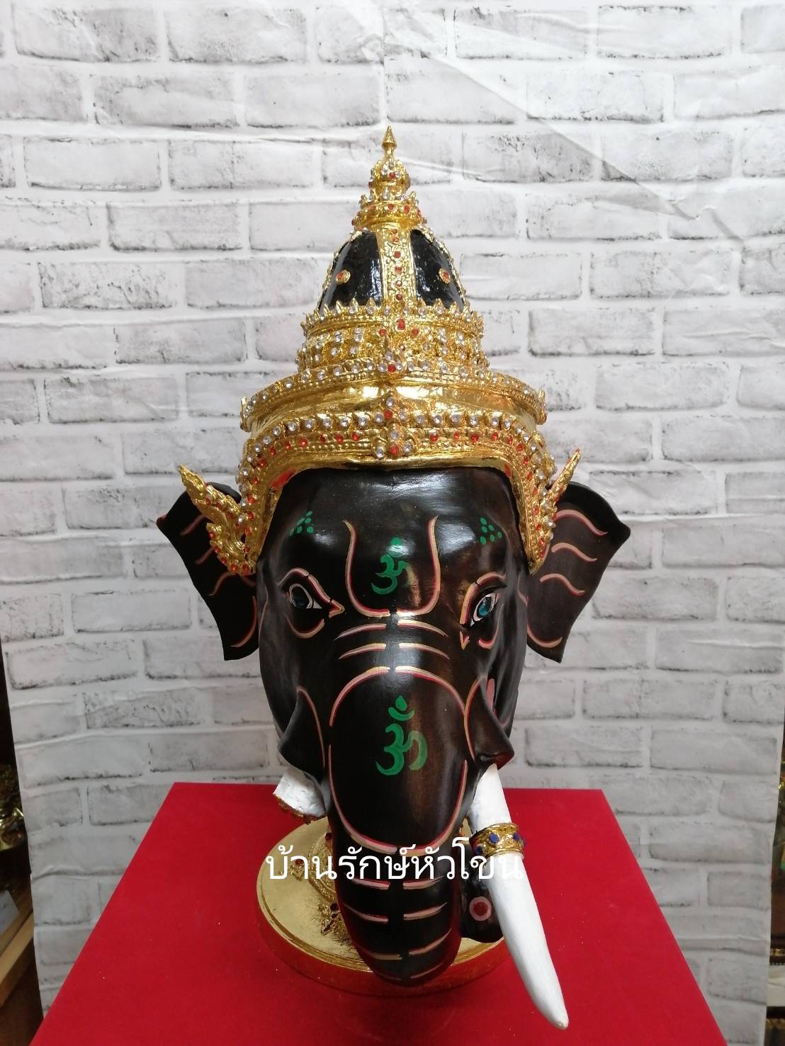 พระพิฆเนศ ขนาดครอบ (สีดำ)