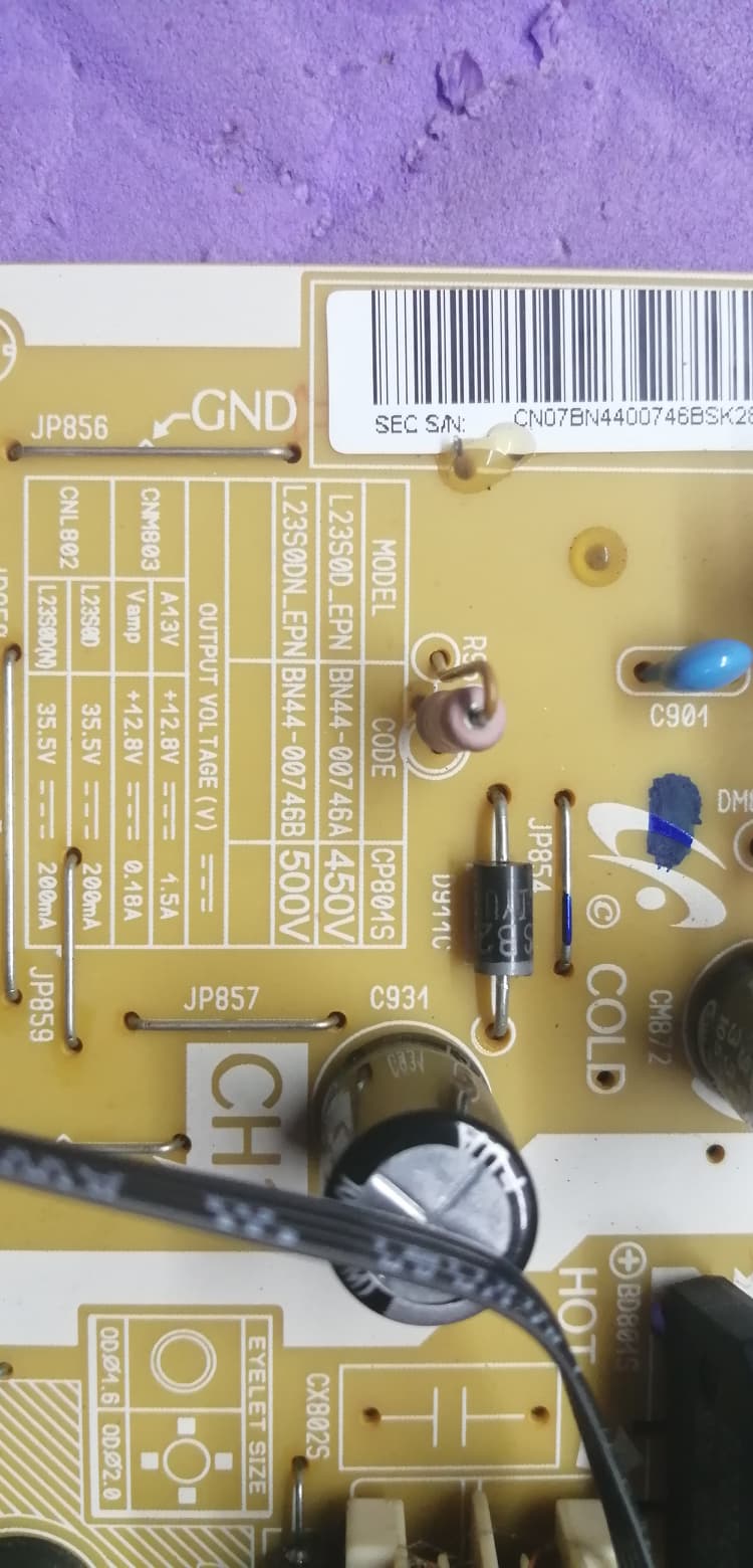 ซัพพลายซัมซุง UA24H4003AR :UA24H4003TR :UA24J4100AK BN44-00746B