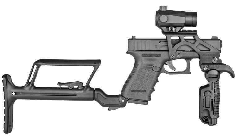 New.พานท้ายเสริม ปืนสั้น GLOCK TAC Retractable Stock For Glock(BK)prev ราคาพิเศษ