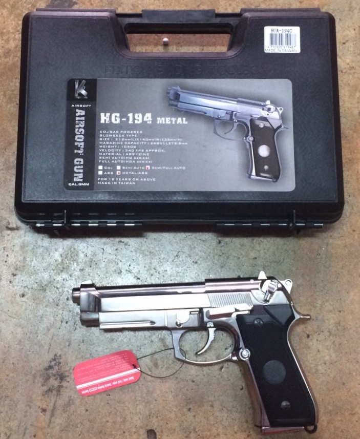 New.HFC M9A1 keymore เซมิ / ออโต้ สีคอมเมียม มาร์กิ้งคมชัด พร้อมรางเสริมติดไฟฉาย ราคาพิเศษ