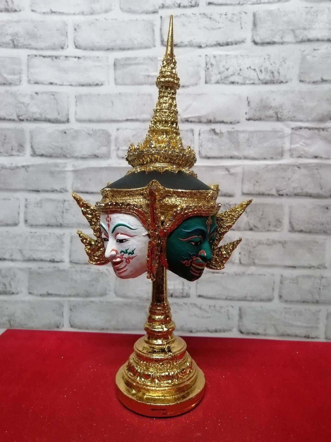 พระพรหม 4 หน้า พร้อมฐานปิดทอง (4สี)