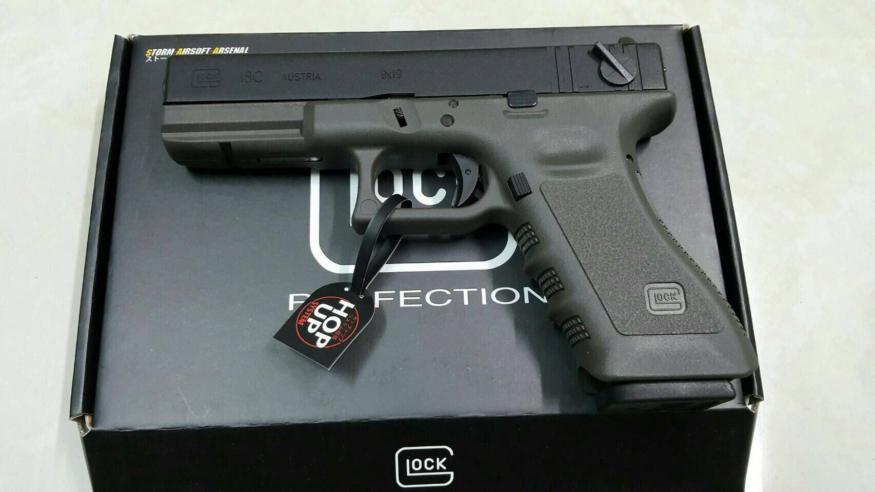 New.GLOCK18C Gen สีเขียว-SAA (Full Marking) ราคาพิเศษ