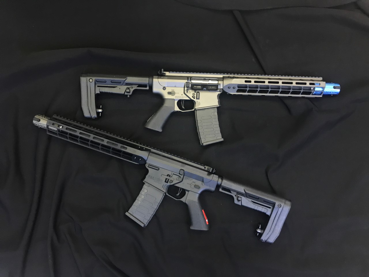 EMG Falkor AR-15 Blitz SBR Training Weapon M4 Airsoft AEG Rifle (Color: Falkor Grey & Black) https://youtu.be/a6Ol5WM-r6s ð° www.bkkboy.lnwshop.com ð° www.facebook.com/bkkboy.bbgun
