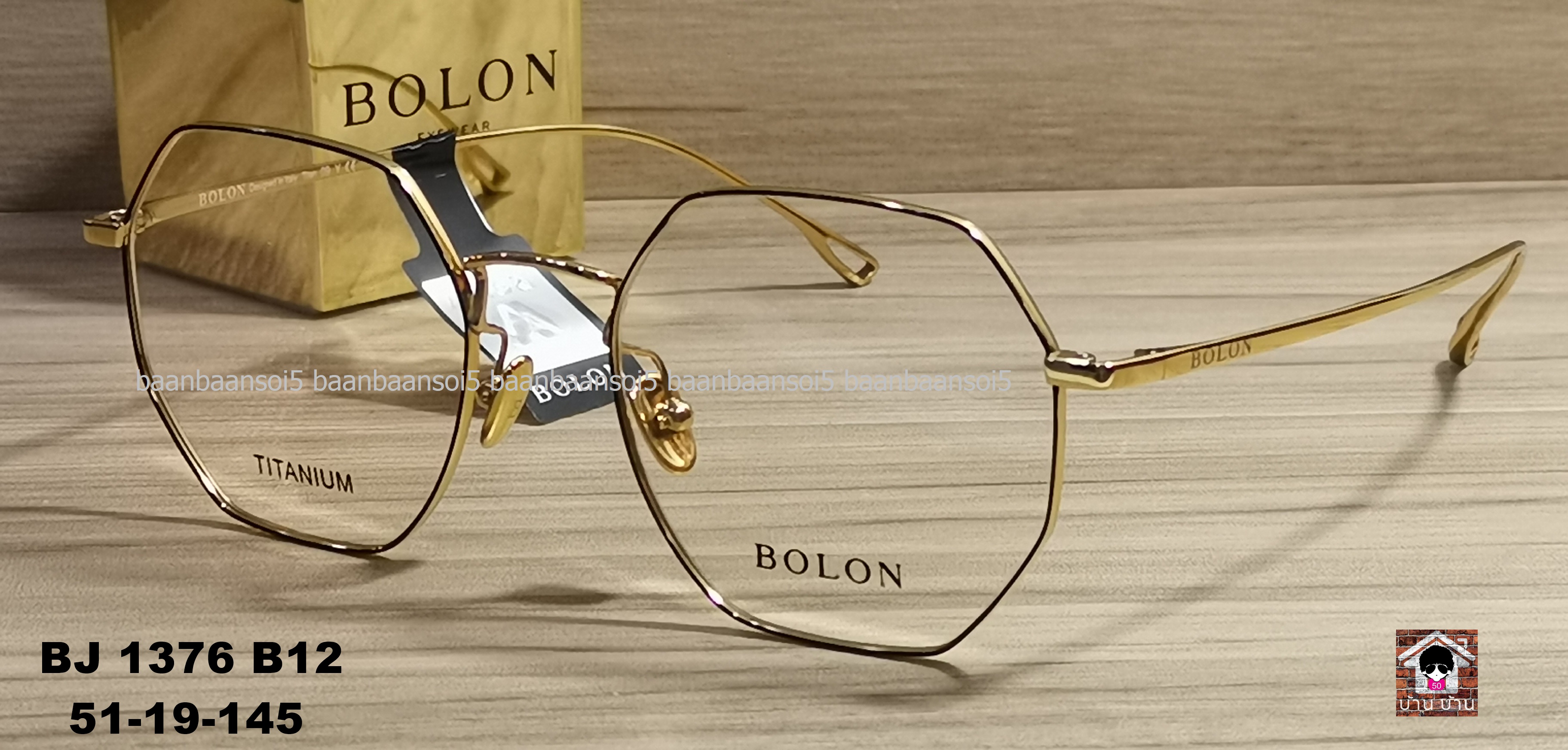 Bolon BJ 1376 B12 โปรโมชั่น กรอบแว่นตาพร้อมเลนส์ HOYA ราคา 3,690 บาท