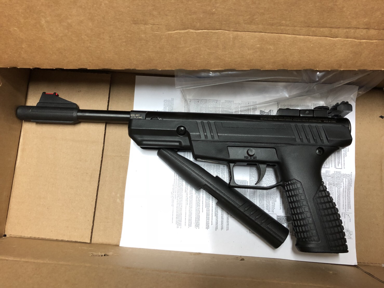 New.ปืนอัดลมBenjamin Trail NP .177cal. Pistol เบอร์ 1 ✔แรง 625Fps. ✔ระบบเซฟล็อกไก ✔พร้อมศูนย์หน้า-หลัง ✔หักลำกล้องยิงทีละนัด ✔ระบบหักลำโช๊คแก๊ส Nitro ราคาพิเศษ