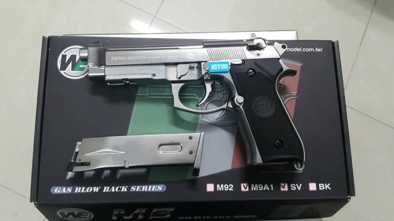 New.WE M92 Full Metal GBB Pistol (New Version, Silver) ราคาพิเศษ