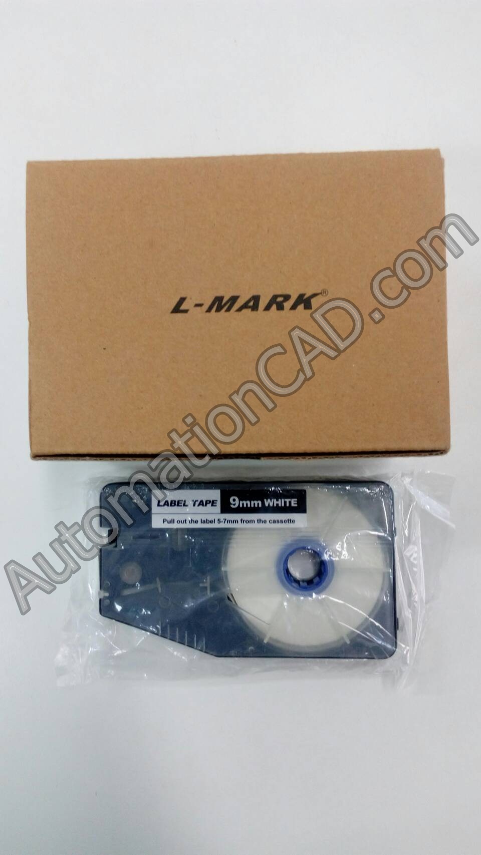 สติ๊กเกอร์ Label 9mm. White ใช้กับเครื่องพิมพ์ฮอตมาร์ค L-mark รุ่น LK330