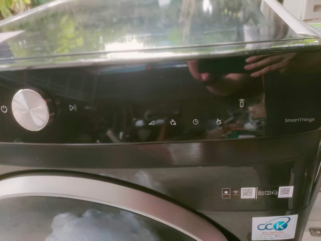 เครื่องอบผ้าSamsung 16kg ติดกล่องหยอดเหรียญ#มือสองใช้งานน้อย #สภาพดีมาก #พร้อมใช้งาน มี1เครื่อง