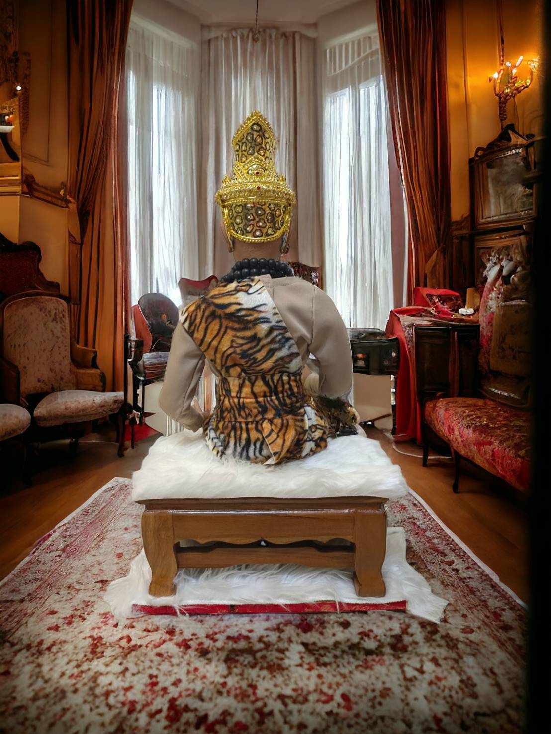 หุ่นละครเล็ก พ่อแก่ (ฤาษี)