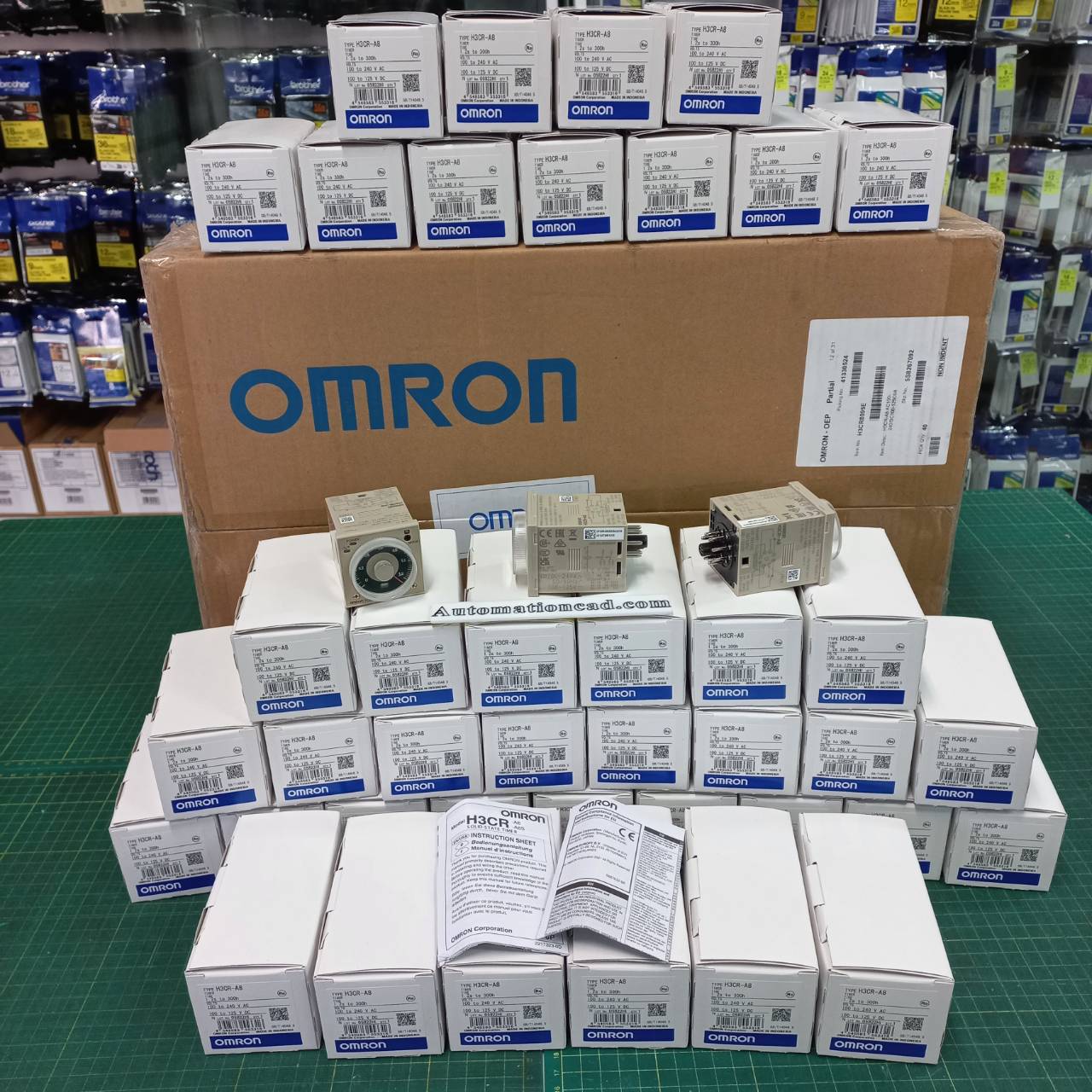 TIMER ไทม์เมอร์ OMRON ของแท้ H3CR-A8 220VAC