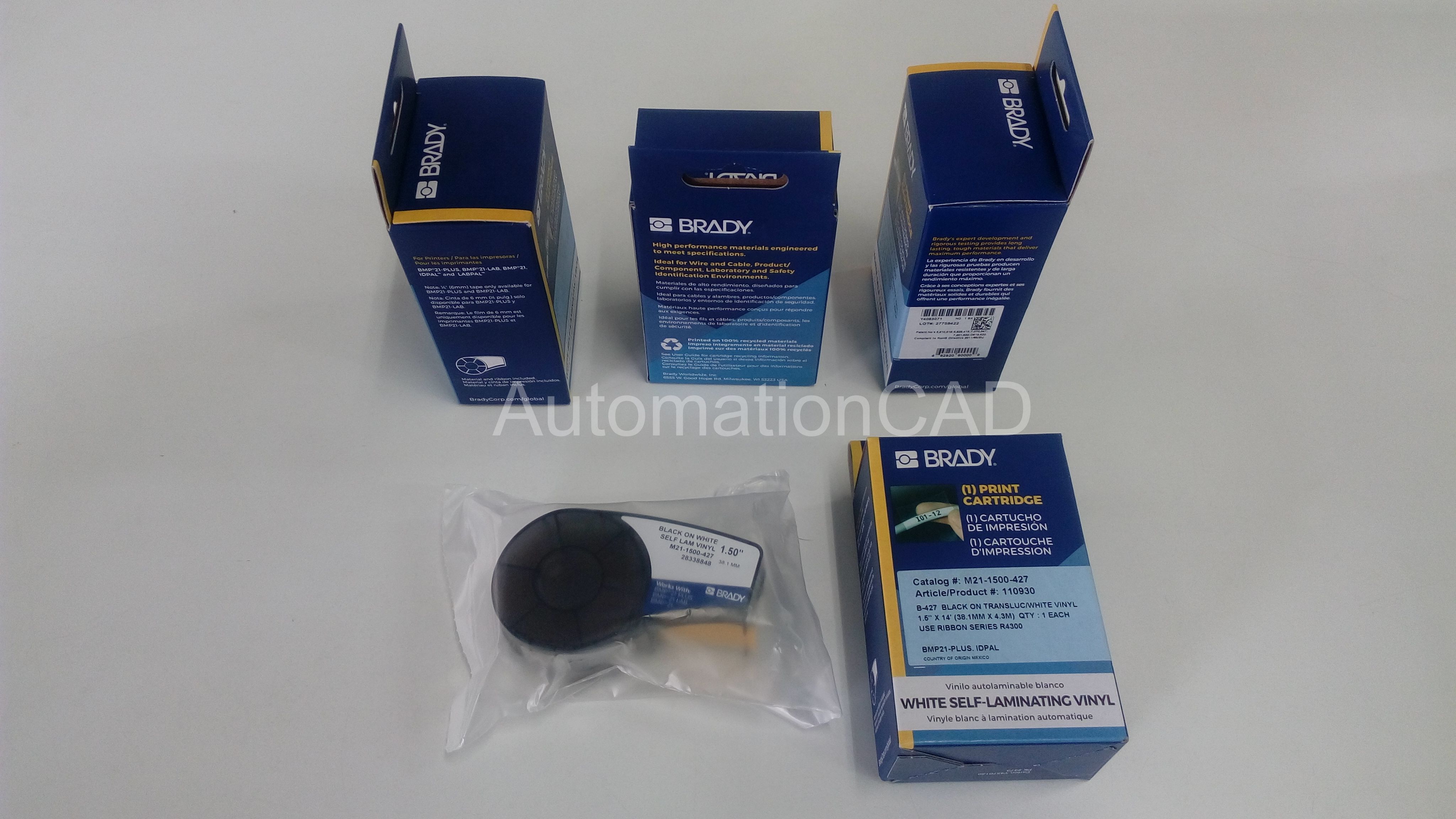 BRADY M21-1500-427 สติ๊กเกอร์ BMP21-PLUS - BRADY LABEL PRINTER