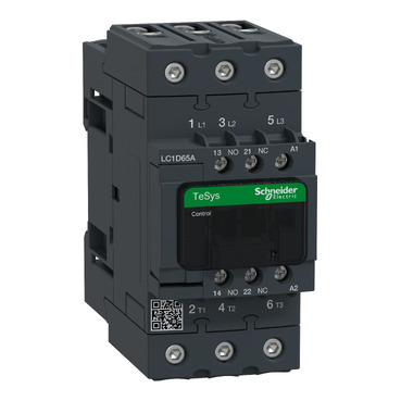 SCHNEIDER MAGNETIC TeSys D แมกเนติก 3เฟส รุ่น LC1D65AM7 220VAC