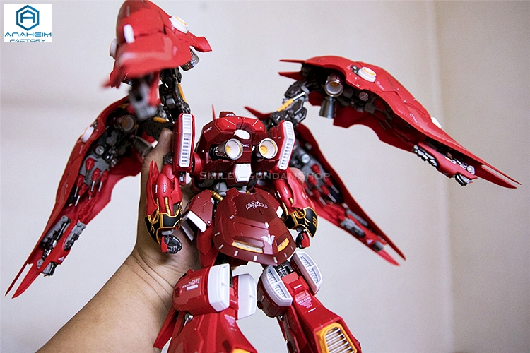 [PO]1/100 NZ-666 Kshatriya Warlock Red Version + 6 Gatling Gun[MC]โมสำเร็จ