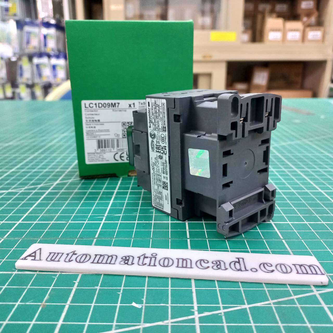 LC1D09M7 แมกเนติก คอนแทคเตอร์ SCHNEIDER MagneticContactor LC1D09M7 coil 220VAC ทนกระแสได้ 9A