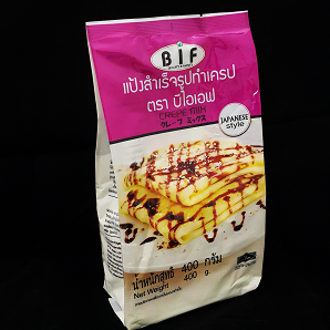 แป้งสำเร็จรูปสำหรับทำเครป 400g. ตรา BIF