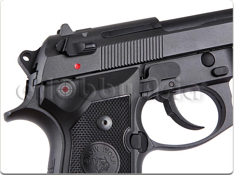 Snow Wolf M9A1 Tactical Full Metal Gas Blow Back Pistol