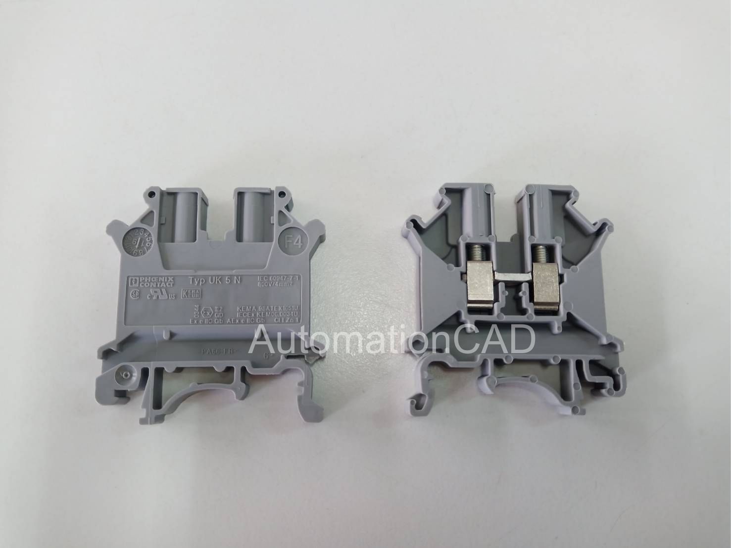 TERMINAL เทอร์มินอล PHOENIX CONTACT UK5N-3004362 สำหรับสายไฟขนาด 0.2 mm² - 6 mm²