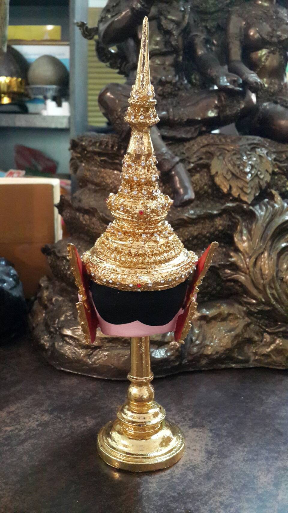 นางสีดา ขนาดกลาง 4 นิ้ว งานประดับเพชร