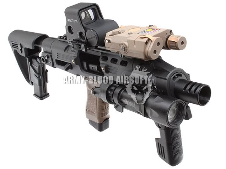 ชุดแปลงบอดี้ปืนสั้น RONI G1 (Glock Carbine Kit)