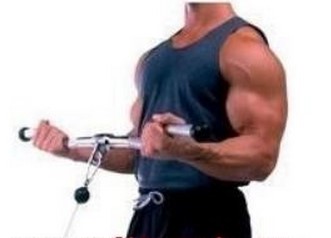 FIT-053 Inch Straight Bar อุปกรณ์เสริมเล่นกับเครื่องออกกำลังกาย ฟิตเนส เพาะกาย เล่นกล้าม