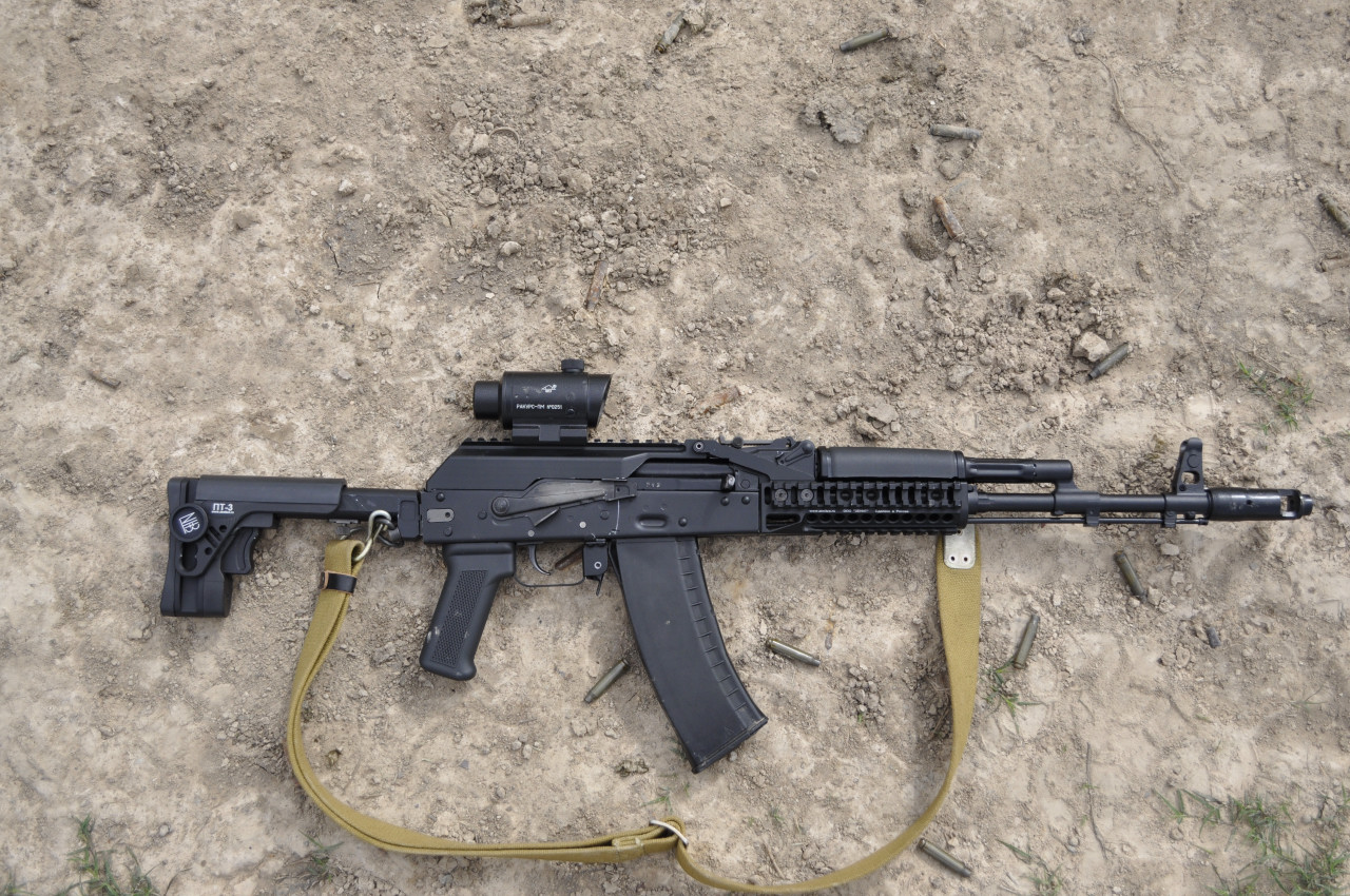 พานท้ายพับ AK Зенит ПТ-3 Zenit PT-3 style telescopic - 5KU-277-B