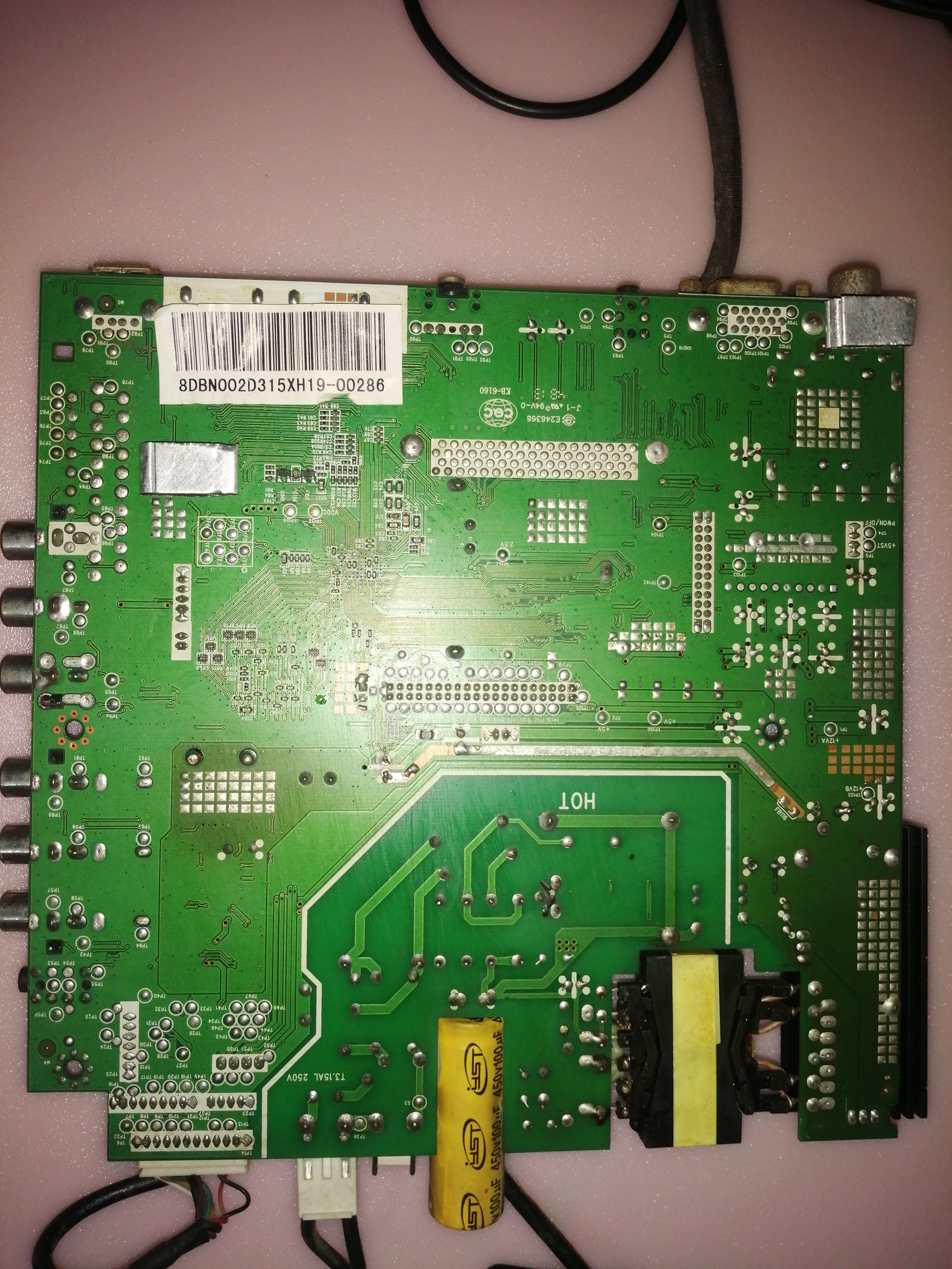 เมนบอร์ดPROVISION LT32G33 :AAMSDV3222-ZC01-01