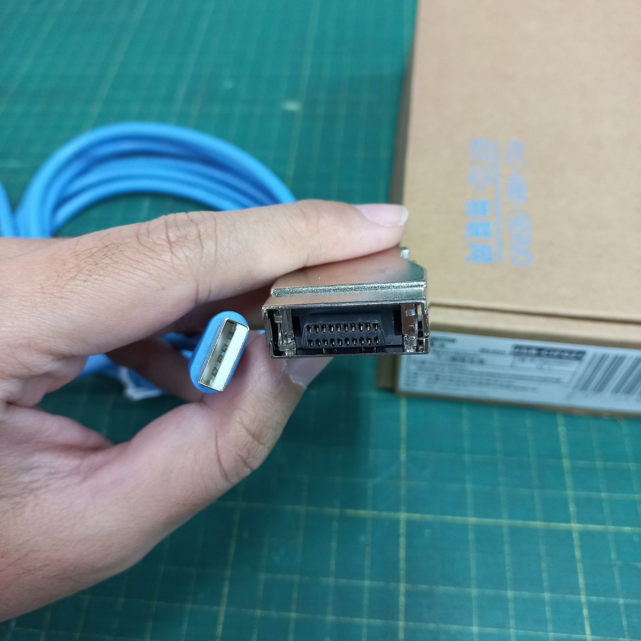 รุ่นนี้เลิกผลิดใช้รุ่น USB-CIF02-FTDI แทน สายลิ้งค์ PLC OMRON CPM1A CPM2A C200 ออมรอน USB-CIF02+