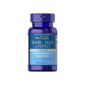 Hair, Skin & Nails Formula(Promotion) วิตามินรวมบำรุงสุขภาพเส้นผม ผิว และเล็บ [Puritan’s Pride]