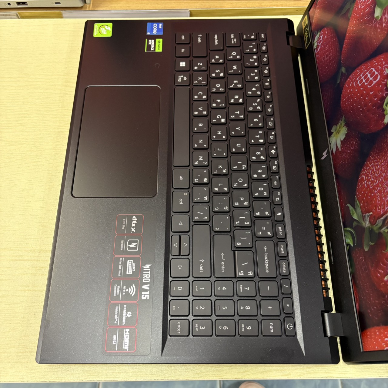 ACER NITRO V15 ANV15-51-578S สภาพเครื่อง 90% ประกันศูนย์ Onsite 29/09/2026 และ ประกัน Advice 17/12/2026