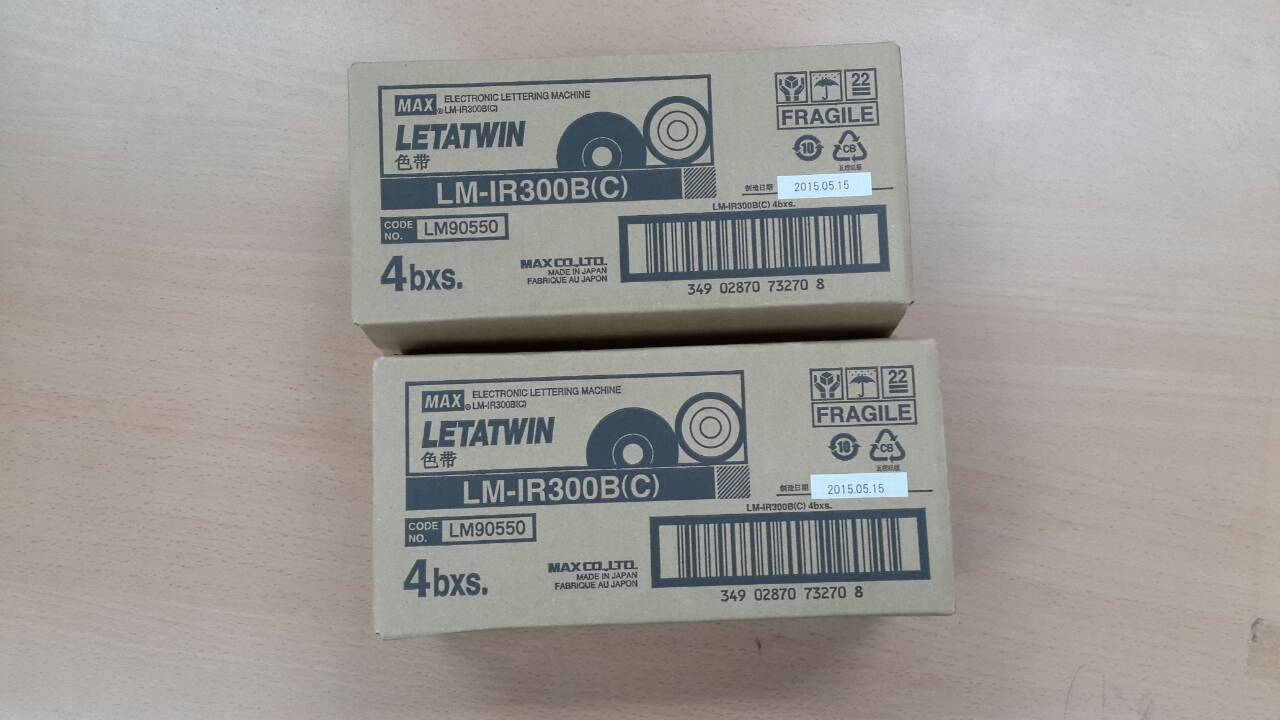เปลือกพลาสติก ตลับหมึก ผ้าหมึก หมึกพิมพ์ RIBBON Max LETATWIN รุ่น LM-370E, LM-380E, LM-370A, LM-380A, LM-390A/PC