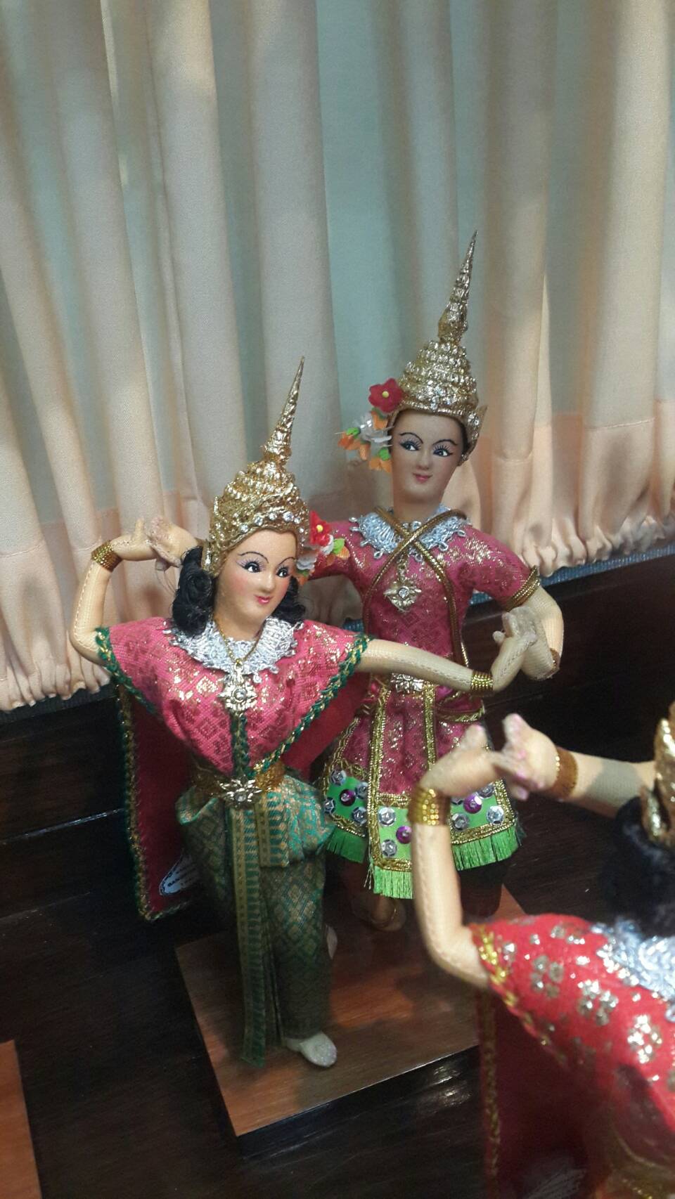 ตุ๊กตา นางรำ (ชุดคู่) ขนาดเล็ก 8 นิ้ว