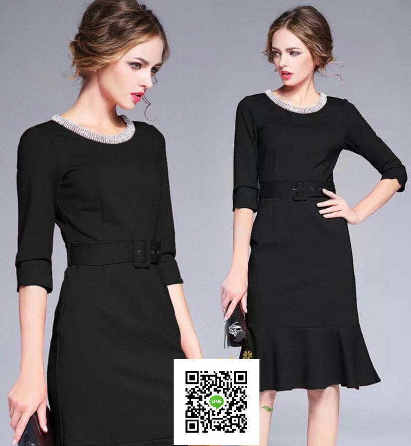 ชุดผ้าไทยสีดำ ชุดแซกผ้าไทยชุดแซกผ้าไทยผ้าพื้นเมืองดำ เดรสสไตน์เกาหลี ชุดทำงานเกาหลีสีดำ เดรสเกหลีสีดำพร้อมส่ง
