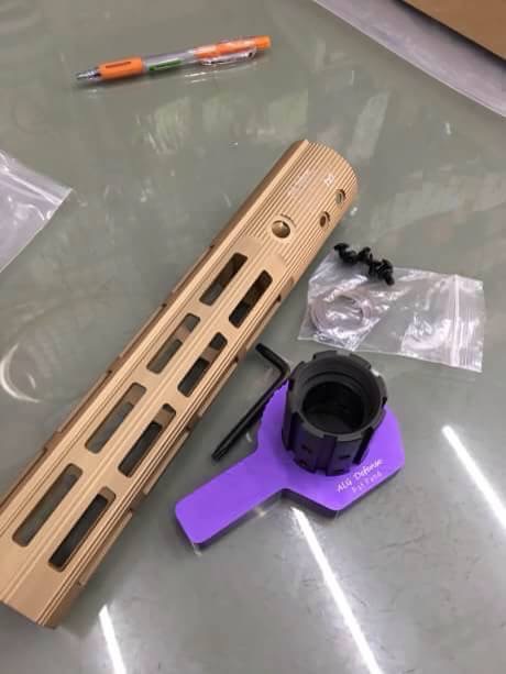 New.ประกับหน้า ALG DEFENSE EMRVI V1 M-LOK 10" / 13" สีดำ สีทราย สีม่วง ราคาพิเศษ