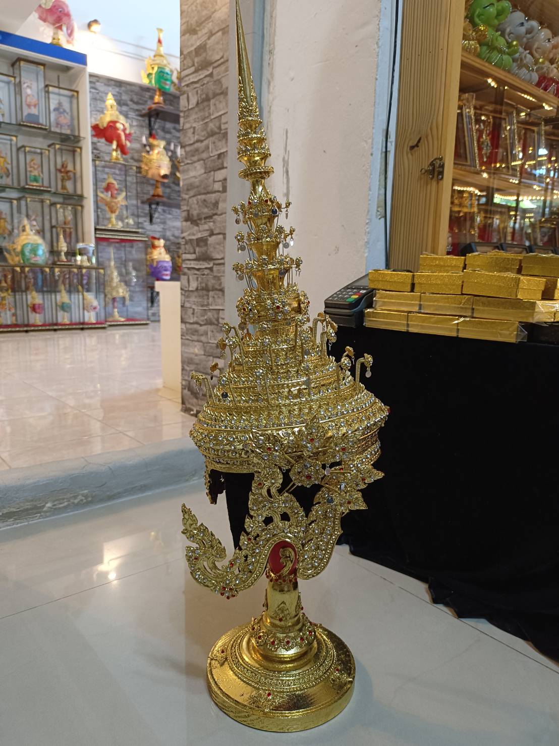 ชฎาพระ ขนาดสวมหัว เกรดพรีเมี่ยม