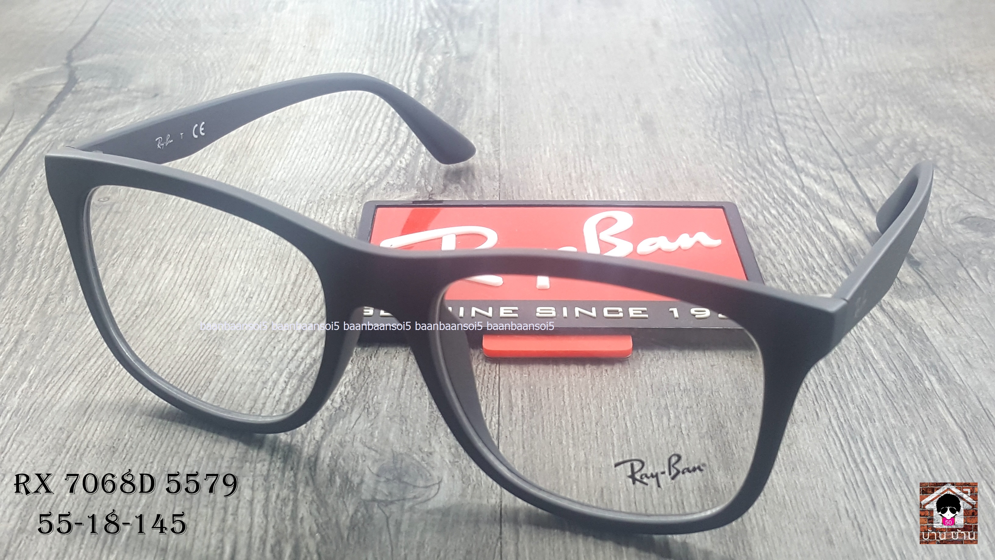 Rayban RB 7068 5579 โปรโมชั่น กรอบแว่นตาพร้อมเลนส์ HOYA ราคา 2,900 บาท