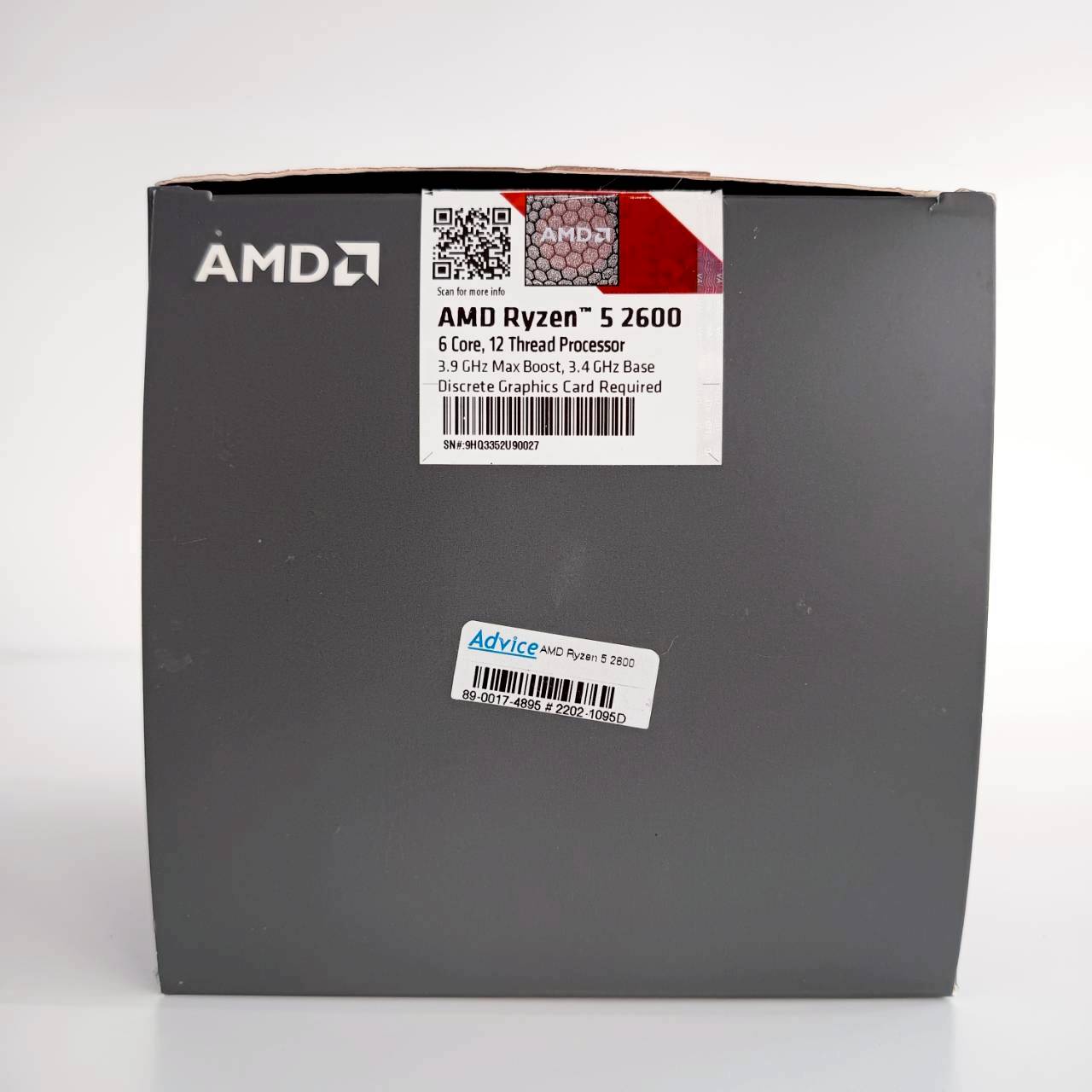 CPU AMD Ryzen 5 2600 ประกัน 2 เดือน