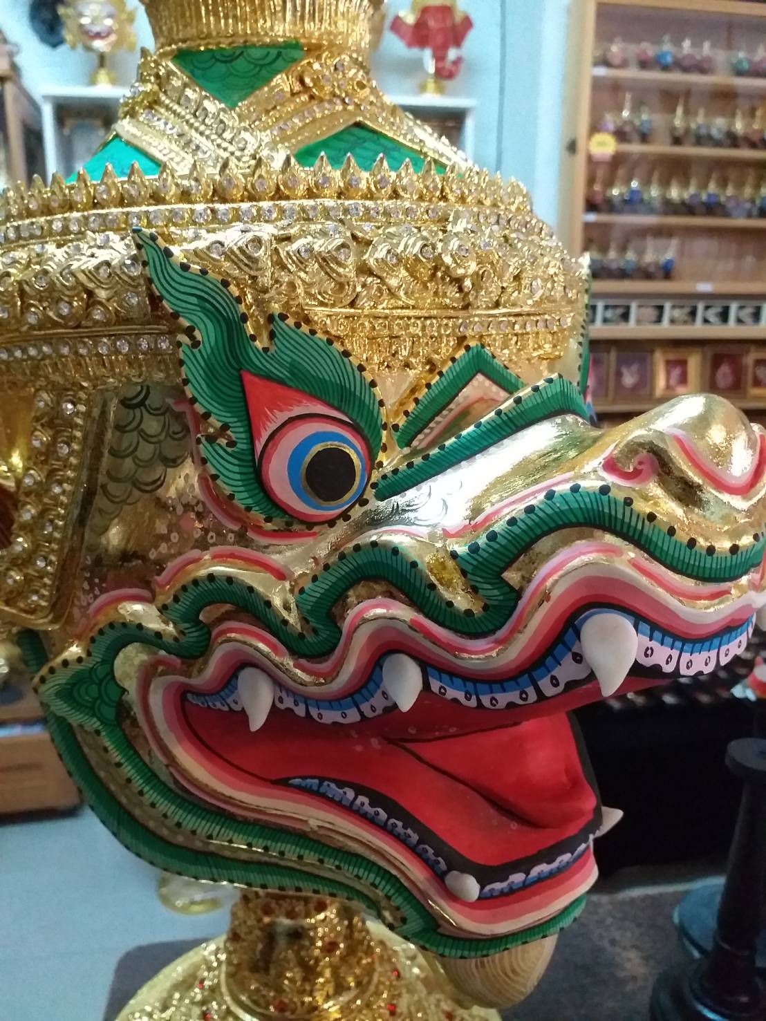 เศียร พญานาค ขนาดครอบ งานละเอียด