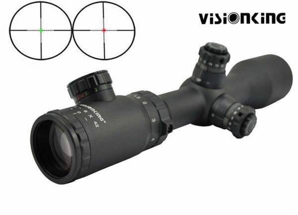 New.Visionking 1.5-6x42 Riflescope Milจุด30มิลลิเมตรIRล่าสัตว์ขอบเขตยุทธวิธีทหารปืนไรเฟิลขอบเขตสถานที่ท่องเที่ยวสำหรับ223 308 30-06 AR15 AK ราคาพิเศษ