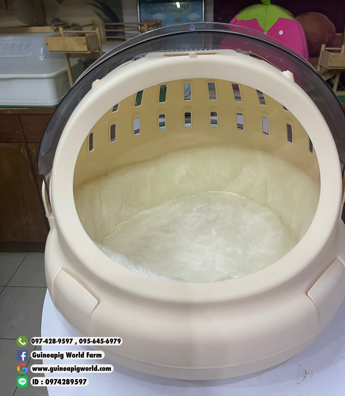 กระเป๋าอวกาศแบบพกพา Size:42x42x35cm.น้ำหนักเบา มีเบาะผ้าขนนุ่มๆให้ด้วยค่ะ ใส่น้องแกสบี้ตัวโตเต็มวัยมีที่เหลือๆ,ใส่น้องเด็กได้สบาย