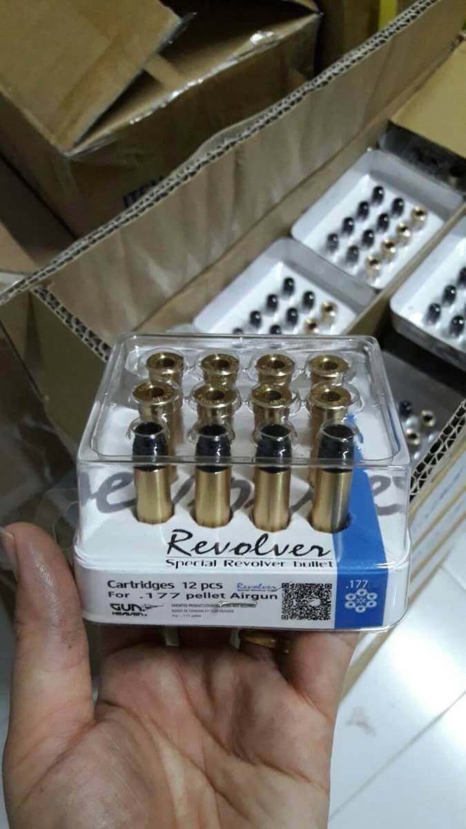 New.ปลอกลูกโม่ REVOLVER 2.5" / 4" / 6" Co2. ยิงลูกเบอร์1 ราคาพิเศษ