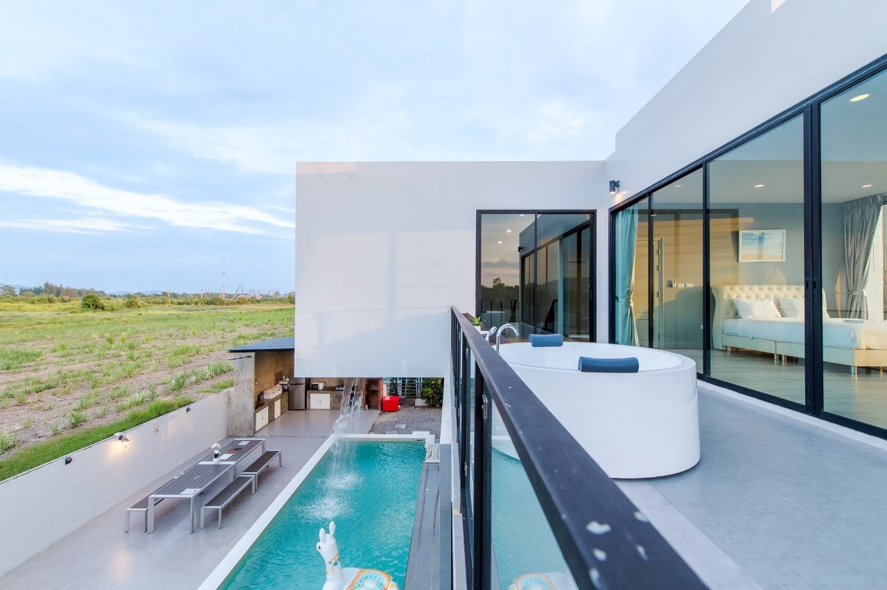 HR4038 บ้านพักหัวหิน บ้านโมเดิร์น สเปซ V.9