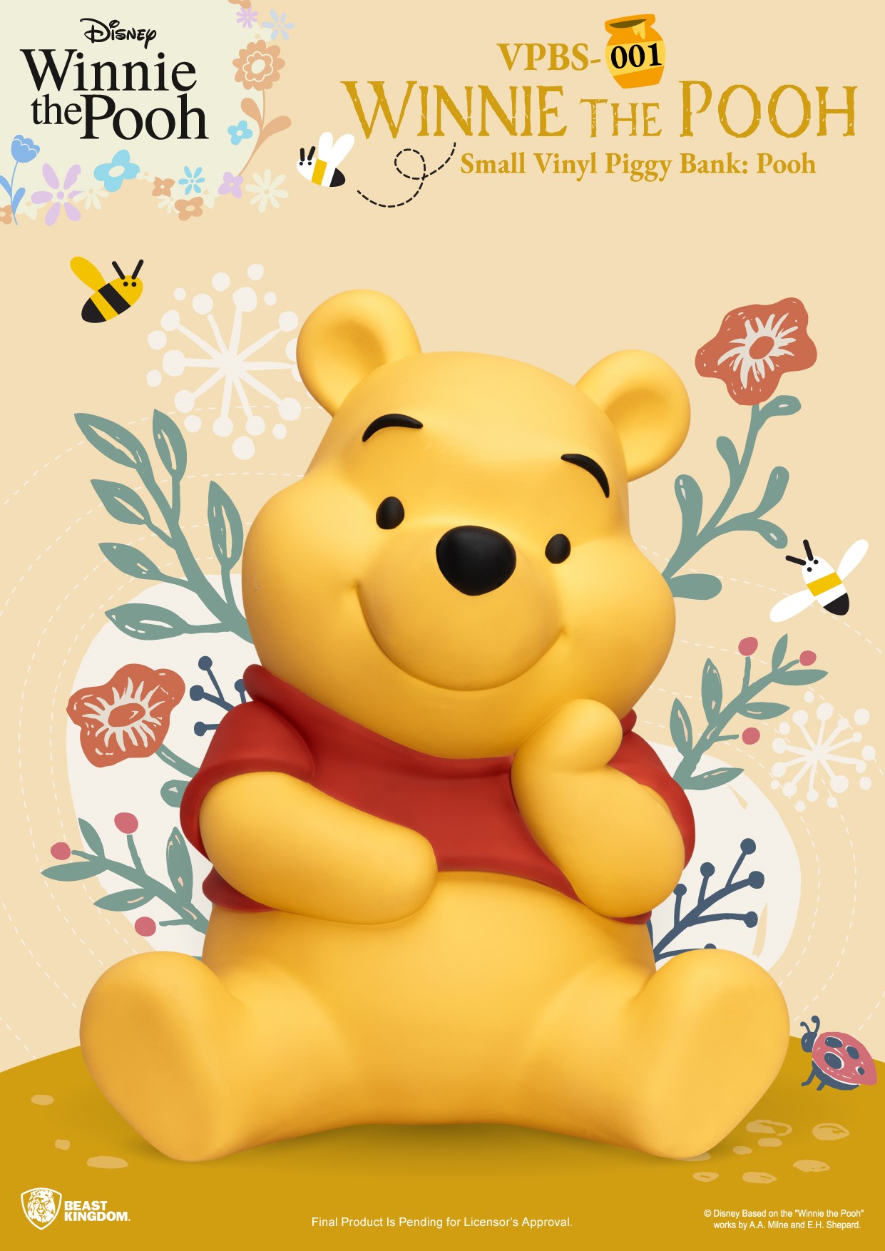 เปิดจอง : Pooh: Winnie The Pooh Small Vinyl Piggy Bank
